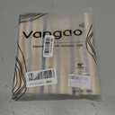 Vangao Kitchen Valance Linen Stripe Short Farmhouse Country Rustic Tickingstripe Light Filtering Rod Pocket Window Topper Treatments 16 Inch 1 Panel Colorful Blue, 50"W x 16"L