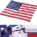 Yescom 4x6 Ft US Flag Polyester Fabric Fade Resistance Bright Decoration Outdoor Club (4'x6', US Flag-1 Pack)
