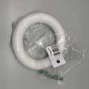 FloraCraft Extruded CraftFM Wreath 1.5 Inch x 7.8 Inch White