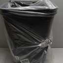 Amazon Basics Rectangular Commercial Office Wastebasket, Easy to Clean, Space-Saving, 10 Gallon, Black 2-Pack