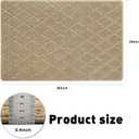 PURE ERA Carpet Stair Tread Landing Mat Tape Free Self Adhesive Non Slip Skid Resistant Indoor Doormat Area Rug Floor Mat for Kitchen Bathroom Workstations Washable 2' X 3'
