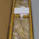 Putros Metal Arch Backdrop Stand 6.6FT Gold Wedding Balloon Arched Backdrop Stand Square Arch Frame for Birthday Party Bridal Baby Shower Ceremony Decoration