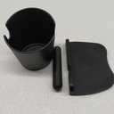 Set of 2 Pieces Espresso Knock Box and Coffee Tamper Mat Reliable Barista Tools with Removable Knock Bar Non-slip Base Food Safe Silicone Espresso Tamper Mat for Barista Bar Shop Worktop