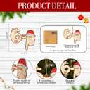 2 x 67 Christmas Ornament - Funny Six Seven Ornaments 2025-67 Meme Wood Hanging Decor for Tree - Gen Z, Gen Alpha Slang Meme Decor Trendy for Teens, Kids, Adults - Funny White Elephant Gifts - 6 7 Gifts