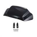 10" Wave Windshield Windscreen Wind Splitter Compatible for Harley Street Glide FLHX 2024-2025, CVO Street Glide FLHXSE 2023-2025, FLHXU 2025 (Black)