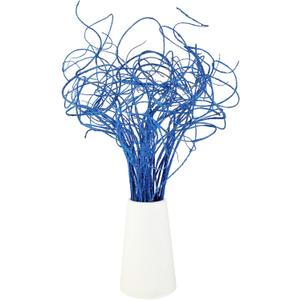Jutom 55 Stems Blue Glitter Ting Ting Branches Vase Filler Decorations Curly Branches Table Centerpiece for Holiday Blue Home Tree Picks Decoration