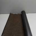 GORILLA GRIP Traffic Guard Door Mat, Heavy Duty Welcome Mats, Commercial Office Space Doormat, Waterproof, Fade Resistant, Strong Rubber Backing, Low Profile, Shoe and Boot Scraper, 35x23, Brown