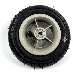 150MM Scooter Inflation Wheel With Aluminium Alloy Hub 6" Pneumatic Tyre With Inner Tube Electric Scooter 6 Inch Pneumatic Tire (Silver) 