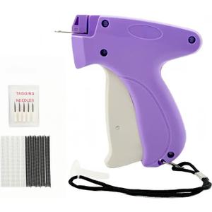 Handheld Stitch Tag Gun Quick Clothing Fixer/Micro Stitch/Fasteners/Vendor Booth Display Items/Hemming Gun(Purple)