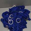 Obstal 50 PCS Spandex Stretch Chair Sashes Bows for Wedding Reception- Universal Elastic Chair Cover Bands with Buckle Slider for Banquet, Party, Hotel Event Decorations Royal Blue Sashes