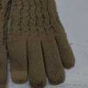 PAGE ONE Winter Gloves for Women Touchscreen Texting Warm Knit Fleece Lined Gloves for Cold weather (Beige)