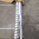 Paramondo 15.7'x9.8' Patio Awning Retractable Fully Assembled, Manual Sunshade Shelter Outdoor Deck Canopy Balcony Awning Cover - Premium Quality 280G Ployester Aluminum Frame, Grey with White Strips