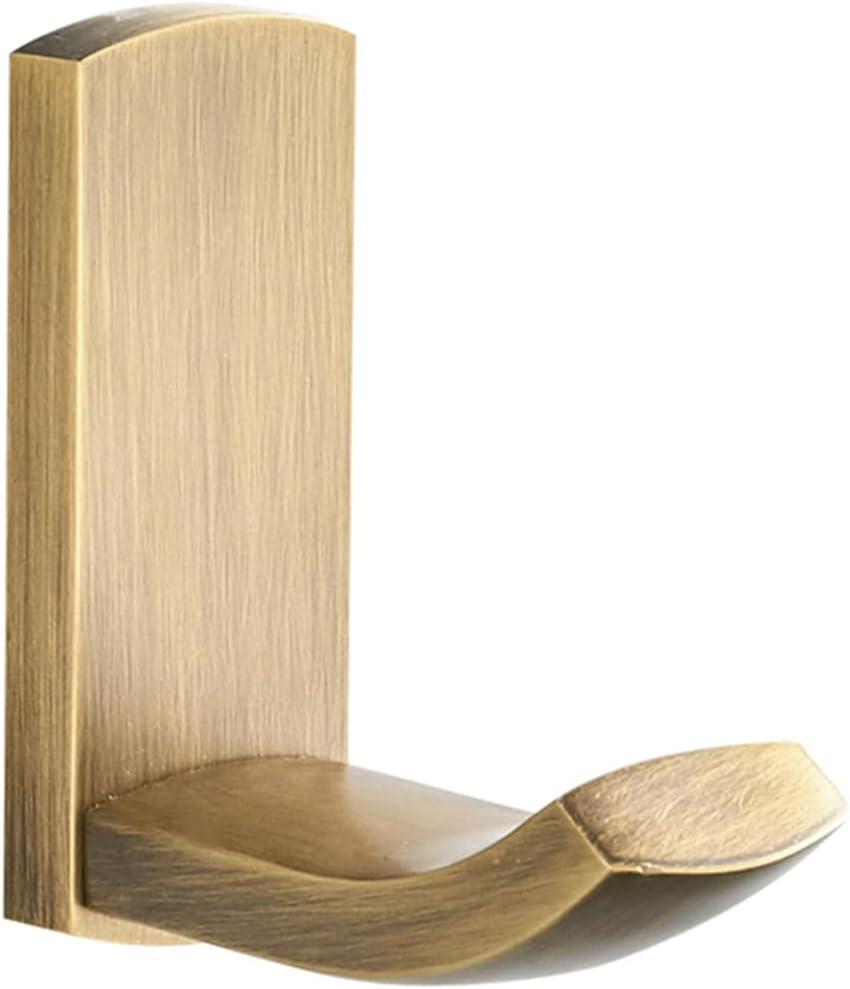 Flybath Coat Hook Brass Antique Towel Robe Hooks for Bathroom Kitchen Wall Mounted, Brushed Bronze