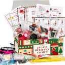 2025 Interactive 24-Day Christmas Elf Adventure Kit Daily Surprise Scenes, Props & Traditions Starter Kit Elaborate Countdown for Christmas Holiday Magic
