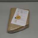 Mkono Woven Storage Basket Decorative Natural Rope Basket Wooden Bead Decoration for Blankets,Toys,Clothes,Shoes,Plant Organizer Bin with Handles Living Room Home Decor (Brown, 28 x 28cm)