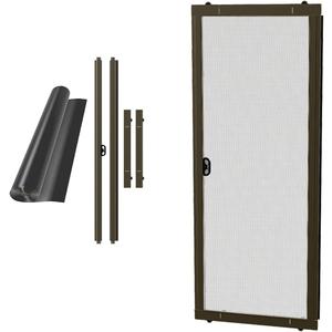 RiteScreen KD Mfit Sliding Screen Door Replacement, Ready-to-Assemble, Easy DIY, Bronze, 36" - PetScreen  Adjustable Patio Screen Door Kit for Openings 78 - 81 Tall  Fits 95% of Doors in U.S.