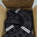 AmStaff Fitness Weighted Vest - Weight Vest for Running, Strength Training & Muscle Building, Features Reflective Stripe for Safe Outdoor Workouts (12lbs, Black)