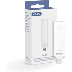 Aqara Smart Hub E1 for Home Automation, 2.4 GHz Wi-Fi Required, Features Aqara Zigbee (Not Third-Party), Powered by USB-A, Small Size, Supports HomeKit, Alexa, Google Assistant, IFTTT