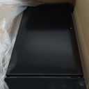 KingChii 16L Electric Cigar Humidors with Temperature Control System, Cigar Cabinet with Spanish Cedar Wood Shelves & Hygrometer, Father's Day Gifts for Men (2 Layers 100 Capacity) (Black)