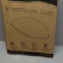 LUXE TS1008E Elongated Comfort Fit Toilet Seat with Slow Close, Quick Release Hinges, and Non-Slip Bumpers (White)