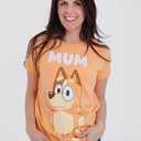 Bluey Matching Family T-Shirt Toddler to Adult Sizes (2T - 3XL) (Yellow, XXL)
