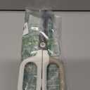 Titanium Non-Stick Scissors, Professional Stainless Steel Comfort Grip, All-Purpose, Straight Office Craft Holiday Gift wrapping Scissors for DIY art and craft tools White