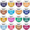 Maud's Super Flavored Coffee Pods Variety Pack, 80 ct, 16 Assorted Flavors, Medium Roast Flavored Coffee in Recyclable Single Serve Pods  100% Arabica Beans, Compatible with Keurig K Cups Maker, BB Date: 01/18/2026