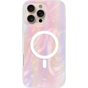 LONLI Hue - Magnetic Case for iPhone 16 Pro - [Compatible with Magsafe] - [360 Shock-Absorbent Bumper] - [Cute and Unique Phone Cover for Girls and Women] - Dreamy Night