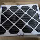 Clorox 16x20x1 Air Filter, MERV 8 with Carbon, Reduces Pet Smells, Cooking Smells and More, Pleated HVAC AC Furnace Filter, 4-Pack (Actual Size 15.75 x 19.75 x 0.75), Made in USA