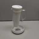 LifeStraw Home Water Pitcher, 7-Cup, White, Glass with Silicone Base, White, for Everyday Protection Against Bacteria, Parasites, Microplastics, Lead, Mercury, PFAS and a Variety of Chemicals