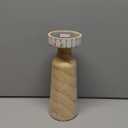 HD Designs Wood Large Candle Holder