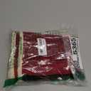 HWY 50 Red Chenille Throw Pillow Covers 16x16 Inch with Tassels Fringe, Pack of 2, Soft Boho Farmhouse Cushion Cases for Couch Sofa Bed Living Room