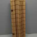 CHICOLOGY Bamboo Roman Shade, Cordless Light Filtering Woven Wood Window Treatment for Living Room, Dining Room, Kitchen & Office, Natural Bamboo Blinds for Boho Coastal Decor, Deer, 27" W x 64" H