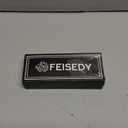 FEISEDY Fashion Blue Light Blocking Glasses for Woman Men Trendy Vintage Square Frame Stylish Fake Eyeglasses B0285 (Brown Cheetah)