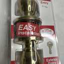 Atlas Home Security Exterior Entry & Deadbolt Shinny Gold Brass, (0003)
