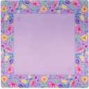 Hutch & Nook Mahjong Mat | 33" Non-Slip Card Table Cover | Decorative Game Mat for Mahjong Set, Dominoes, Poker & More (Lavender)