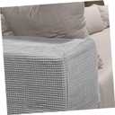 Homoyoyo 4PCS Armrest Covers Stretch Armchair Slipcover Protector Anti- Stain Washable Furniture Protector Arm Covers for Chairs Sofa Recliner Sofa Couch (Light Grey)