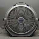 Lasko Wind Machine Fan, Air Circulator Fan with 3 Speeds, 20" Model 3300, Gray