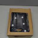 Pooqla Decorative Led Light Up Number Letters, Black Plastic Marquee Number Lights Sign for 40th Birthday Party Wedding Decor Battery Operated Black Number 40 (8.86 in)