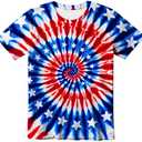Kids Tie Dye T-Shirt, Children Tie Dye Short Sleeve Tee Shirt for Kids, Medium