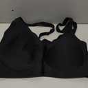 LUCKMEEY Bras for Women No Underwire Wave Push Up Wireless Bra Seamless Bras Full Coverage Bralettes Lift Everyday Bras (X-Large, Truffle Black)