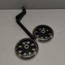 Mehome Flash Training Wheels for 12 14 16 18 20 Inch Kids BikeHeavy Duty Training Wheels are for Single Speed Bicycle (Black)