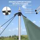 JAICOM Adjustable Tarp Poles, Tent Poles for Camping, Set of 2, 7'6" Telescoping Poles for Tarp, Shelter, Canopy, Tent, Awning, Hiking, Hammock Rain Fly