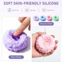 4Pcs Crunchy Squishy Moldable Stress Balls, Satisfying Sand-Filled Feel with Every Squeeze, for Office Desk, Focus Relaxing for Adults