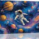 Lovira Astronaut Outer Space Wall Art Cool Galaxy Canvas Wall Decor Starry Sky Pictures Prints Painting Poster Framed Artwork Decorations for Bathroom Bedroom Kids Boys Girls Room 16"x12"