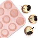 3 Pack 12 Cups Silicone Muffin Pan,Nonstick Regular Silicone Cupcake Pan, For Making Muffin Cakes, Tart and Bread