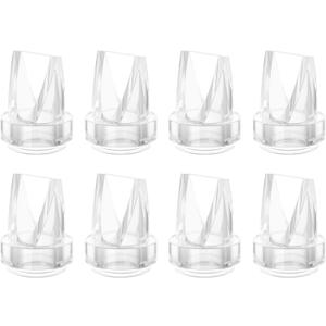TOVVILD 8PCS Duckbill Valves Compatible with eufy E10 E20 S1 S1 Pro MomMed S21, S32 Breast Pump Replacement Pump Parts Accessories