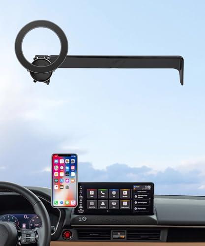 MaserWeller Car Phone Holder for Honda Passport/Pilot 2026 Accessories 12.3-Inch Screen Fixed Clip, 360° Rotation Phone Mount Compatible with MagSafe, Cell Phone Holder that Does Not Affect Air Vent