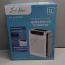 Air Purifiers for Home Large Room, Cover Up to 2600 Ft with Washable Filters, Powerful Turbo Mode, PM2.5 Air Quality Display, 22dB Sleep Mode, Air Cleaner for Pets Hair, Smoke, HAP607, White