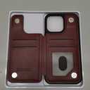 DJDUCK Designed for iPhone 14 Pro Max Case Wallet with Card Holder, [Magnetic Clasp Cover] [RFID Blocking Leather Protection] Shockproof Women Men Cases 6.7 Inch for Apple 14 Pro Max Red